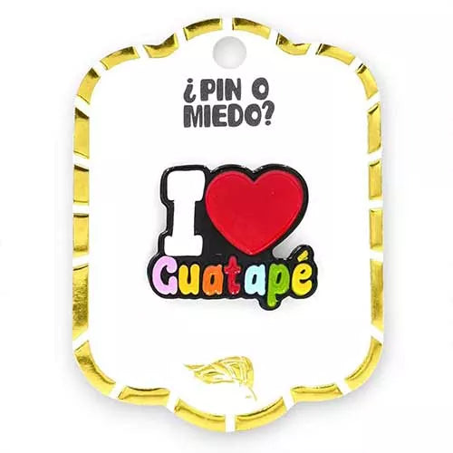 Pin metálico I Love Guatapé