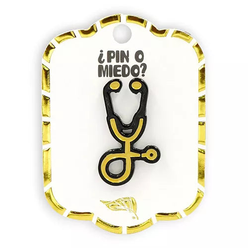 Pin metálico Estetoscopio