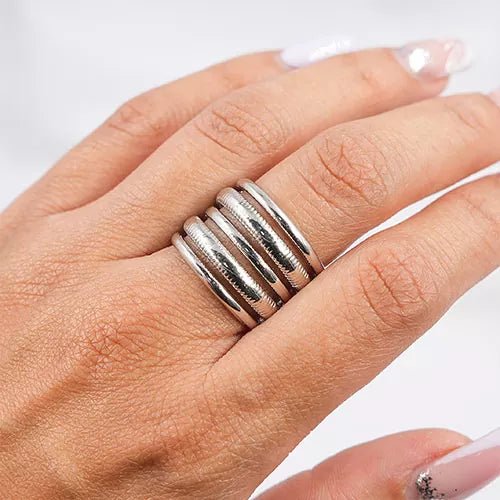 Anillo talla expandible five different lines