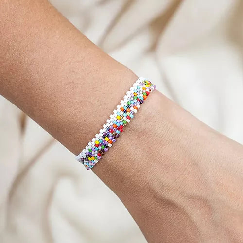 Pulsera Miyuki patrón tutti