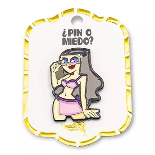 Pin metálico Paulina Sánchez