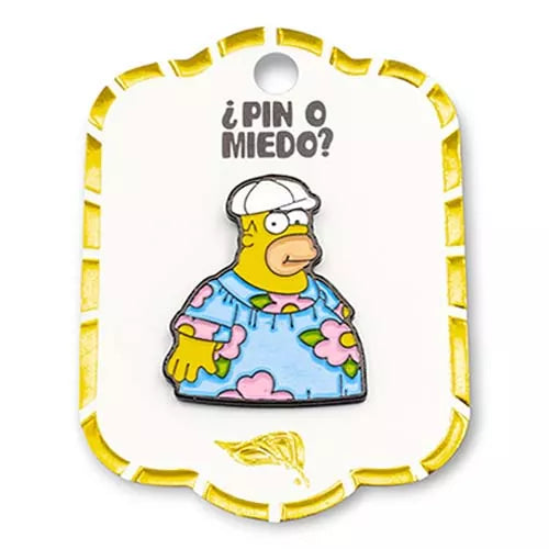 Pin metálico Homero Simpson con vestido