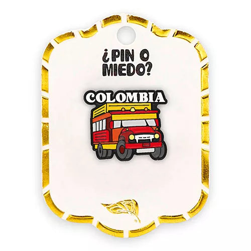 Pin metálico chiva Colombia