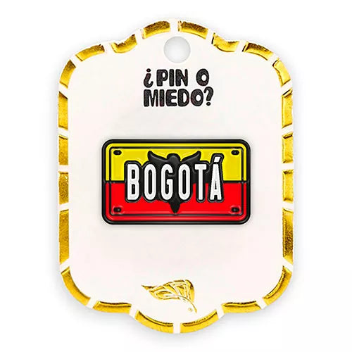 Pin metálico placa Bogotá