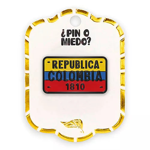 Pin metálico Republica de Colombia