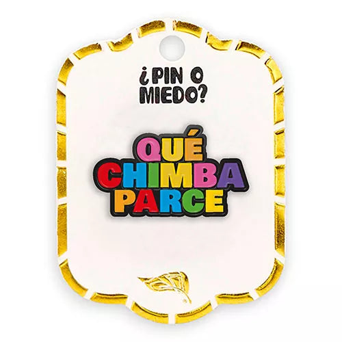 Pin metálico que chimba