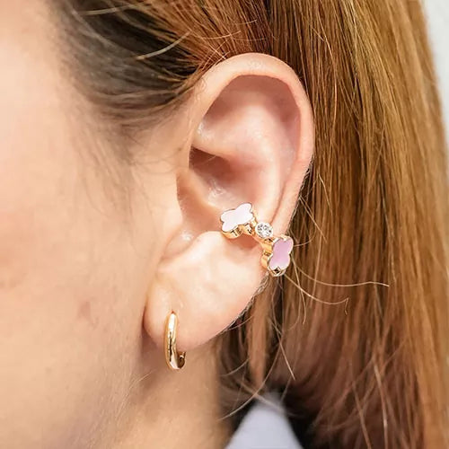 Ear cuff clover tutti