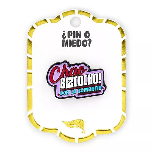 Pin metálico Chao bizcocho