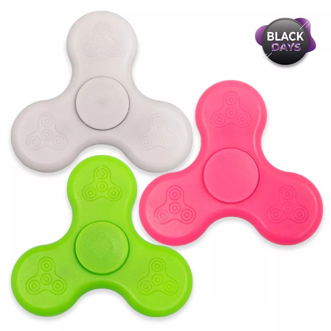 Spinners plásticos bluetooth recargables (con luces)