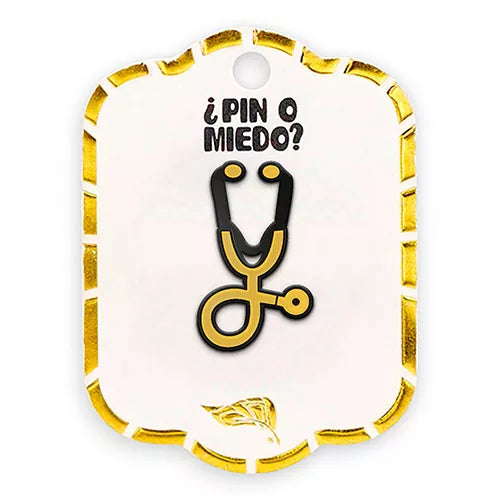 Pin metálico Estetoscopio