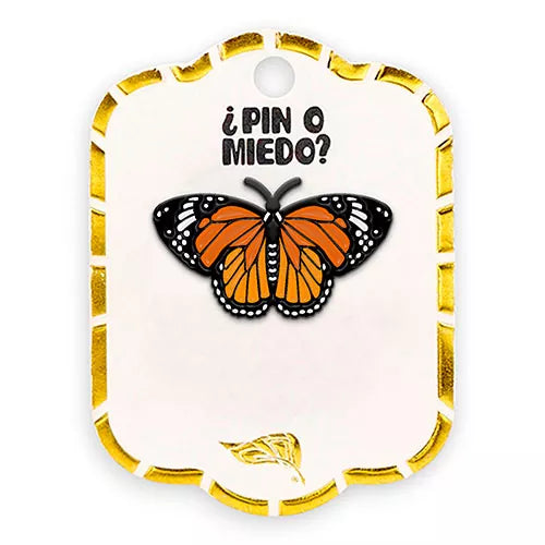 Pin metálico Mariposa monarca