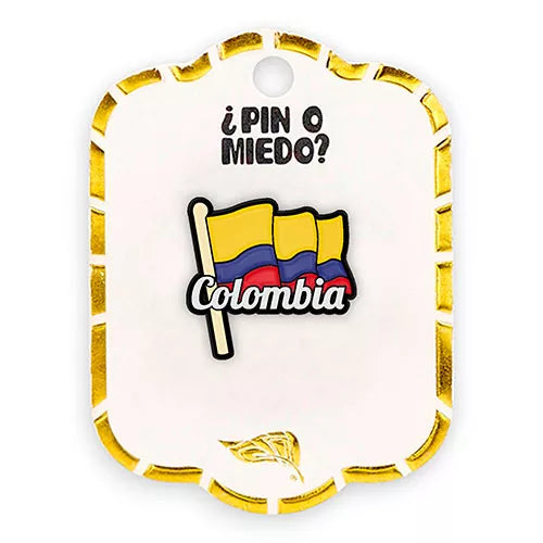 Pin metálico bandera Colombia ref 2