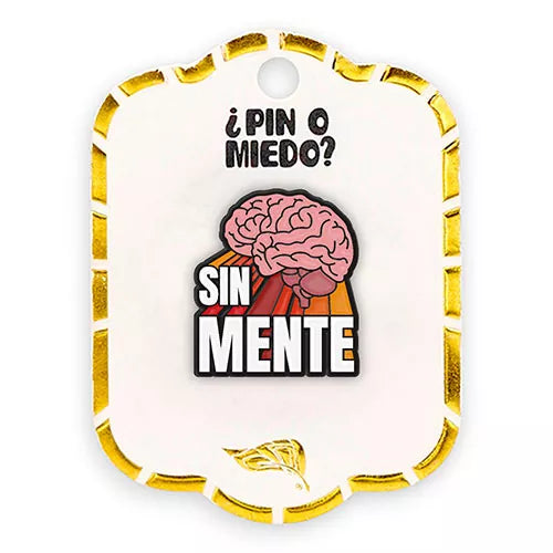 Pin metálico sin mente