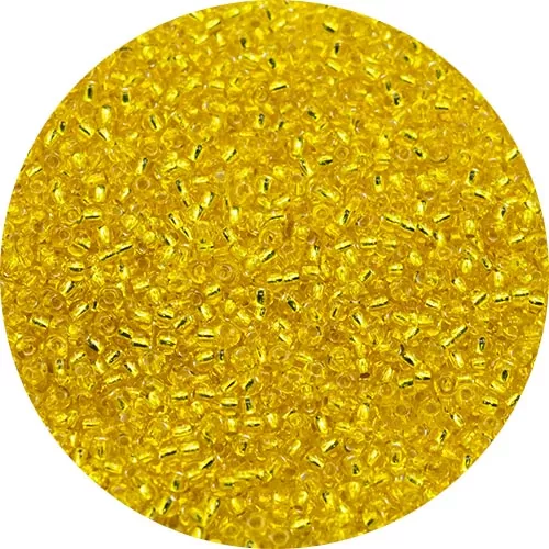 Mostacilla checa #10 amarillo brillante x 20 gr